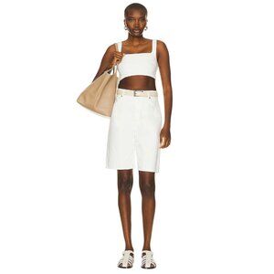 Loulou Studio Isu Shorts in Ivory 25 New Womens Bermuda Long Knee